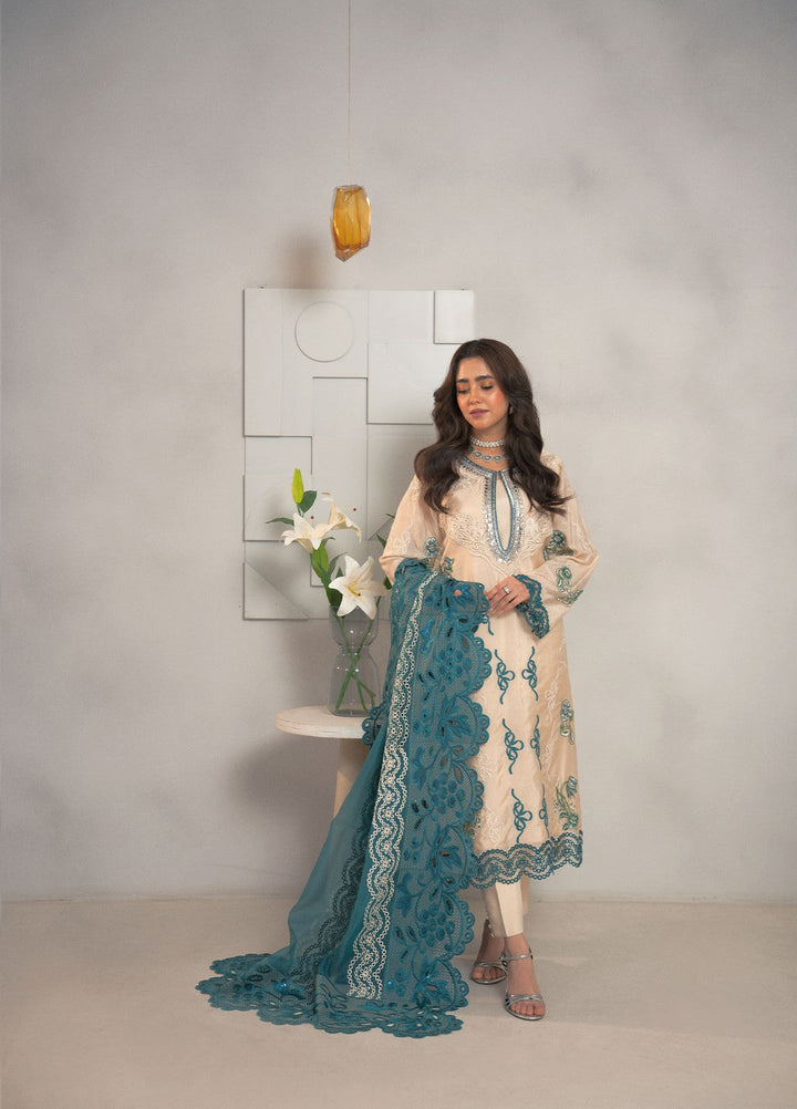 Dilkash by Fozia Khalid Pret 3 Piece Sheesha Silk Rameen - Festive Collection
