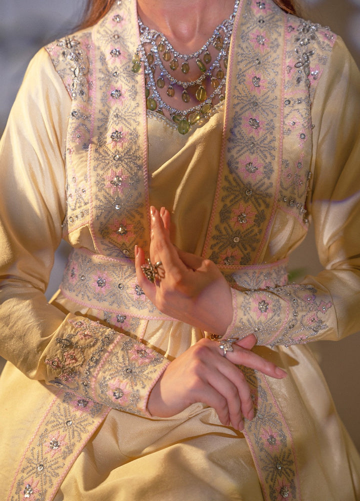 Dilkash by Fozia Khalid Pret 4 Piece Sheesha Silk Sahar - Festive Collection