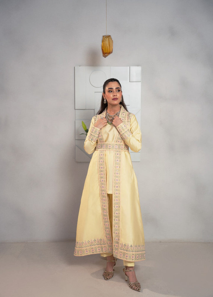 Dilkash by Fozia Khalid Pret 4 Piece Sheesha Silk Sahar - Festive Collection