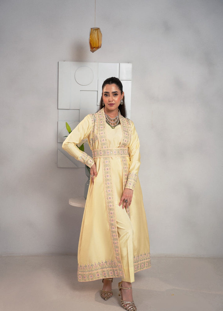Dilkash by Fozia Khalid Pret 4 Piece Sheesha Silk Sahar - Festive Collection