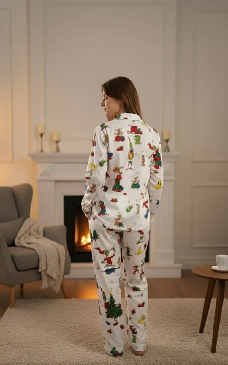 Urban Cut RTW Printed Fleece Co-Ord Sets Suit C-7 - Casual Collection