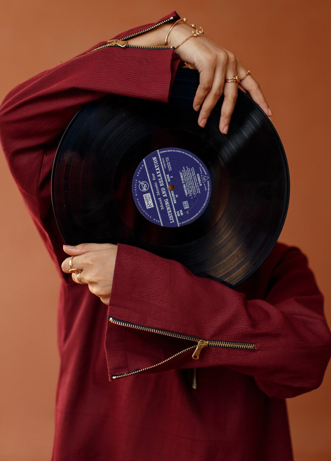 Motion by Ombrella Women Pret 2 Piece Cotton Maroon Melody - Winter Collection