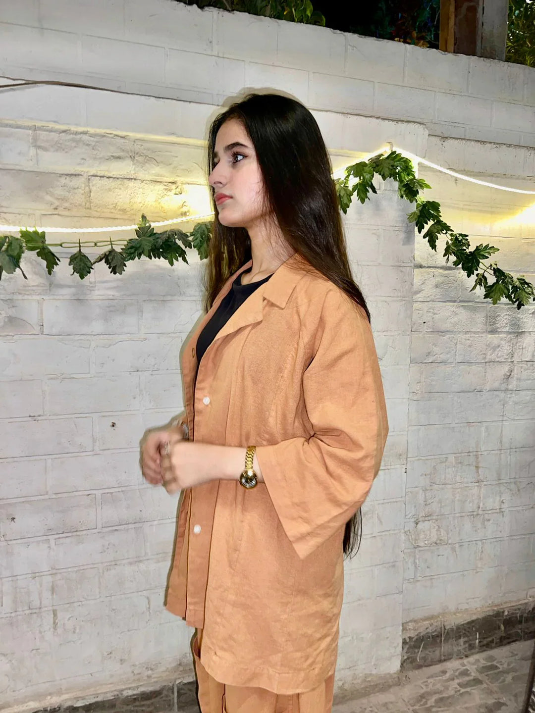 Urban Cut Pret Solid Cotton Co-Ord 2 Piece Garment Dyed C0199 - Summer Collection