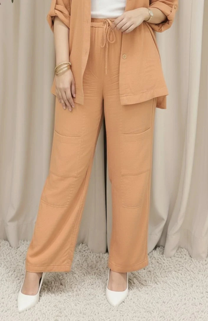 Urban Cut RTW Solids Cotton Co-Ord Sets Suit C-9 - Casual Collection