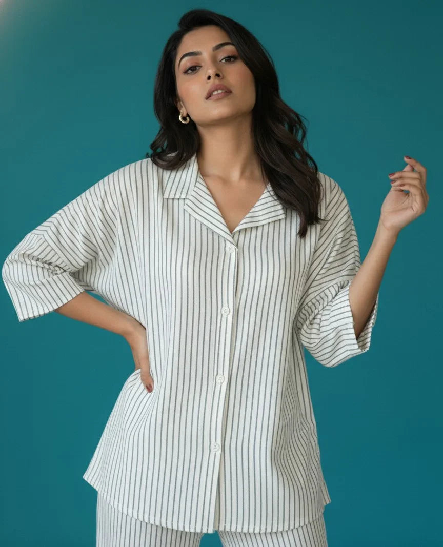 Urban Cut RTW Printed Cotton Co-Ord Sets Suit C-18 - Casual Collection