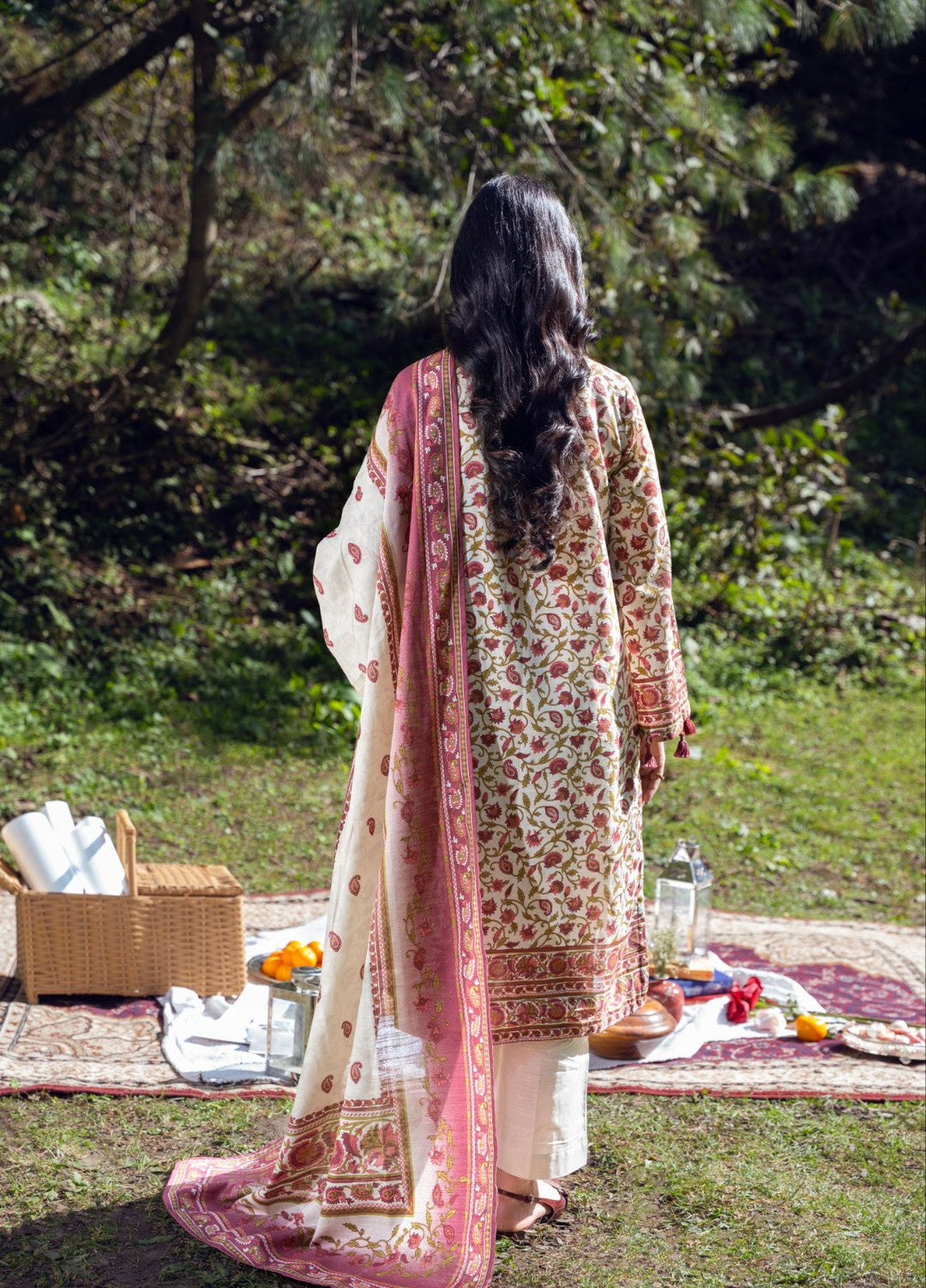 PAISLEY - Printed Unstitched Khaddar Suit (3 Piece) 3134