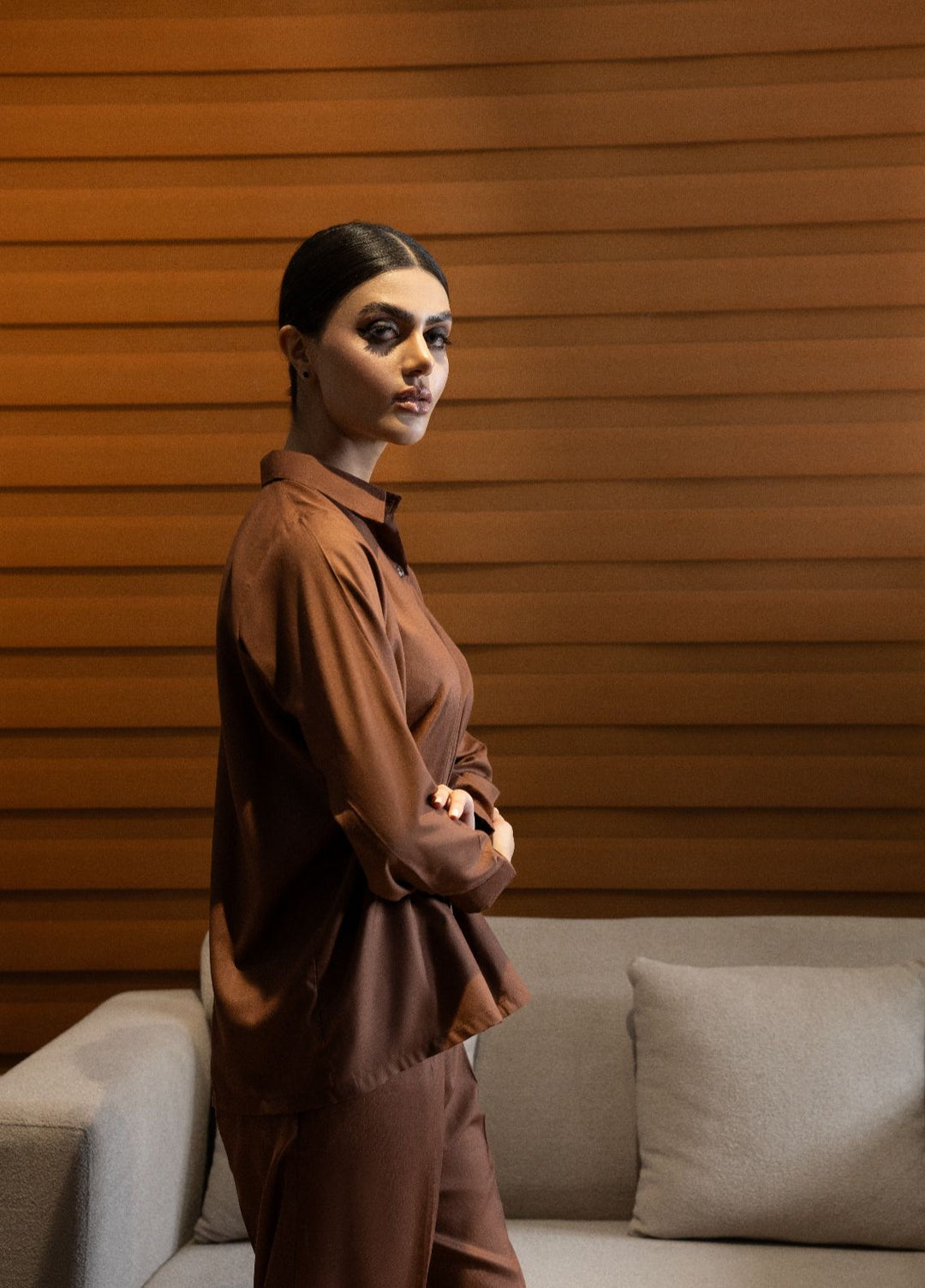 Evermore by The Slay Wear Pret Western 2 Piece Workday Browns - Summer Collection