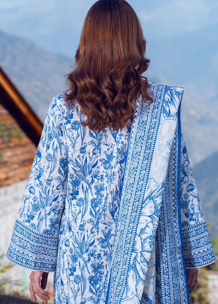 Narmin by Narkins Printed Unstitched Khaddar Suit 3 Piece Mist - 3128 - Winter Collection