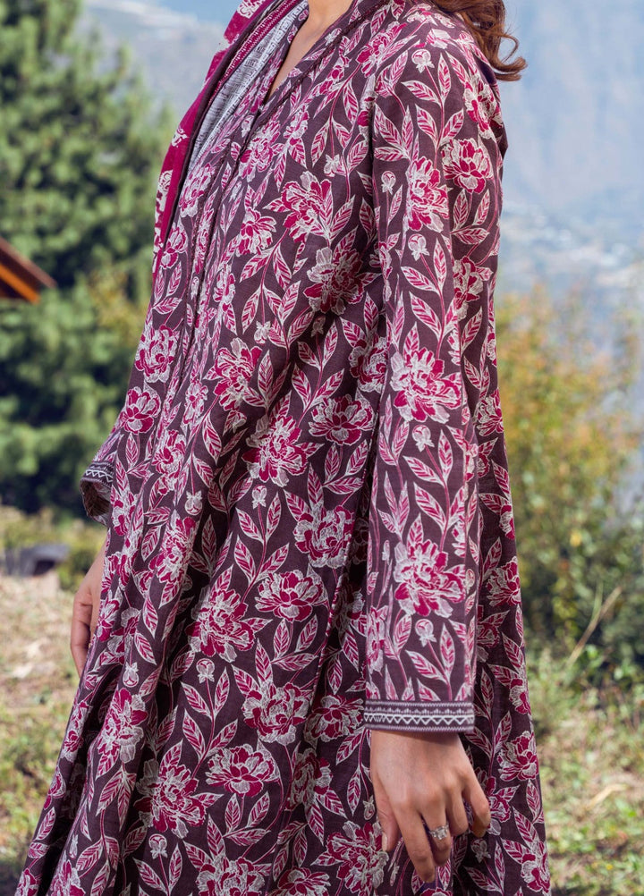 Narmin by Narkins Printed Unstitched Khaddar Suit 3 Piece Orchid - 3133 - Winter Collection