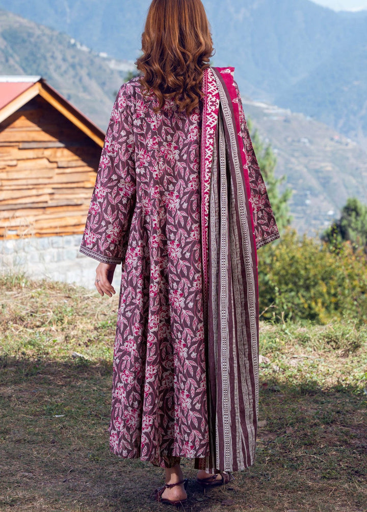 Narmin by Narkins Printed Unstitched Khaddar Suit 3 Piece Orchid - 3133 - Winter Collection