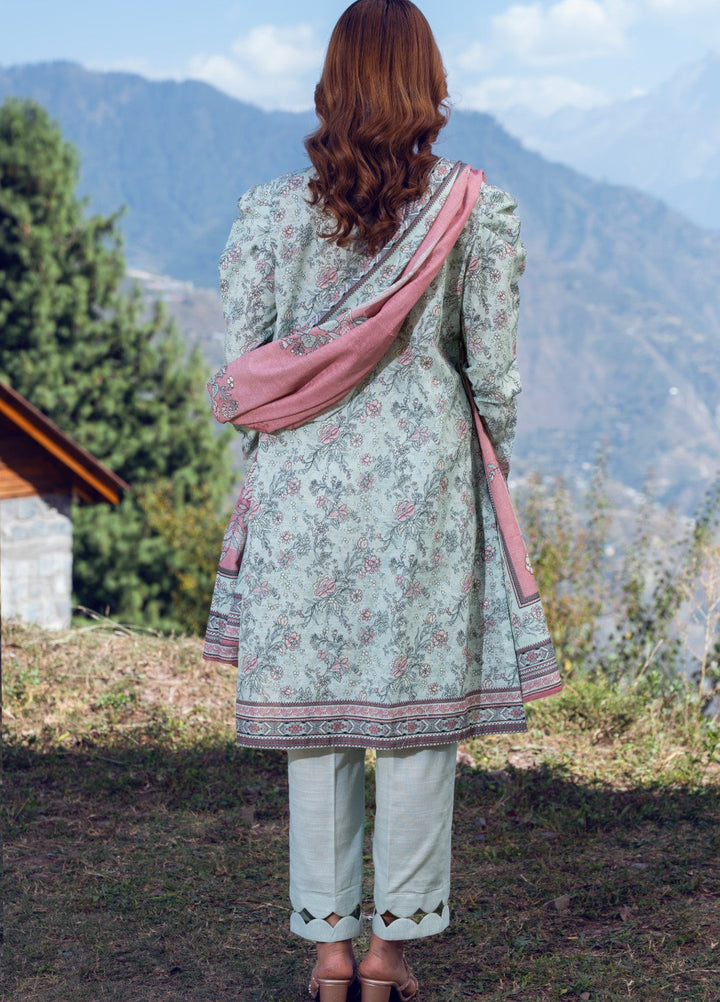 Narmin by Narkins Printed Unstitched Khaddar Suit 3 Piece Laurel - 3140 - Winter Collection