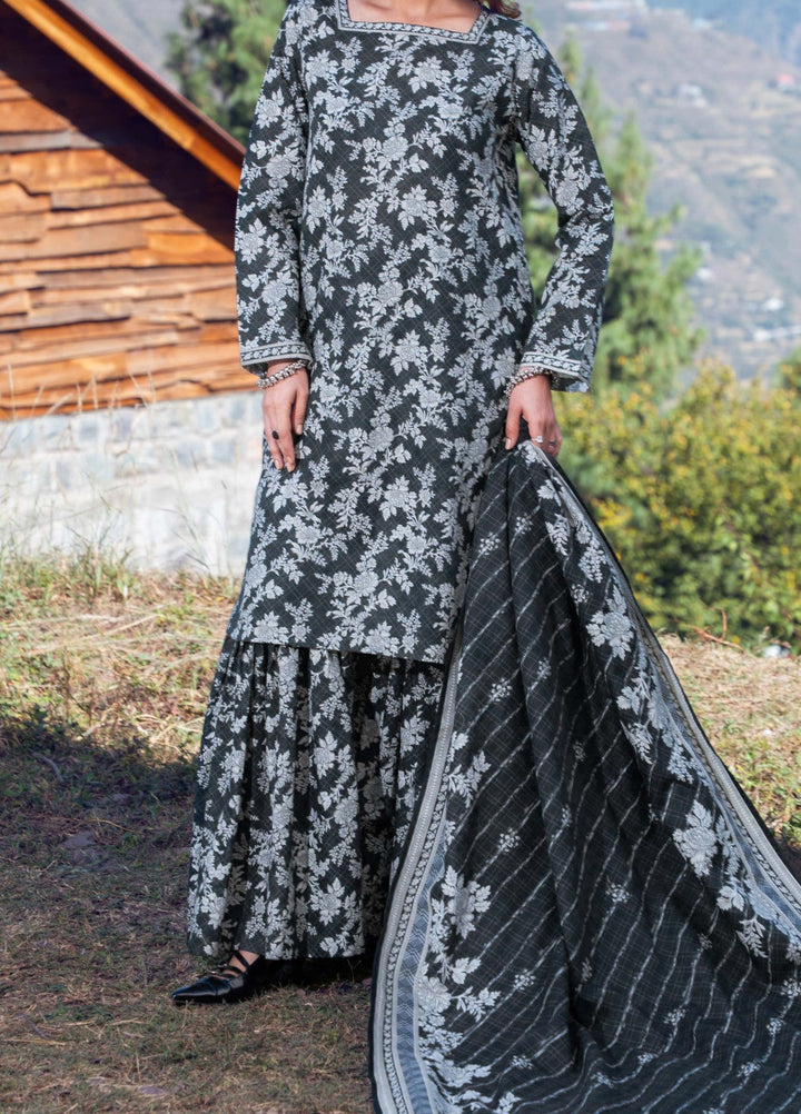 Narmin by Narkins Printed Unstitched Khaddar Suit 3 Piece Sable - 3141 - Winter Collection