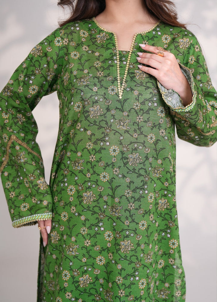 Narmin by Narkins Printed Unstitched Khaddar Suit 3 Piece Lush - 3158 - Winter Collection