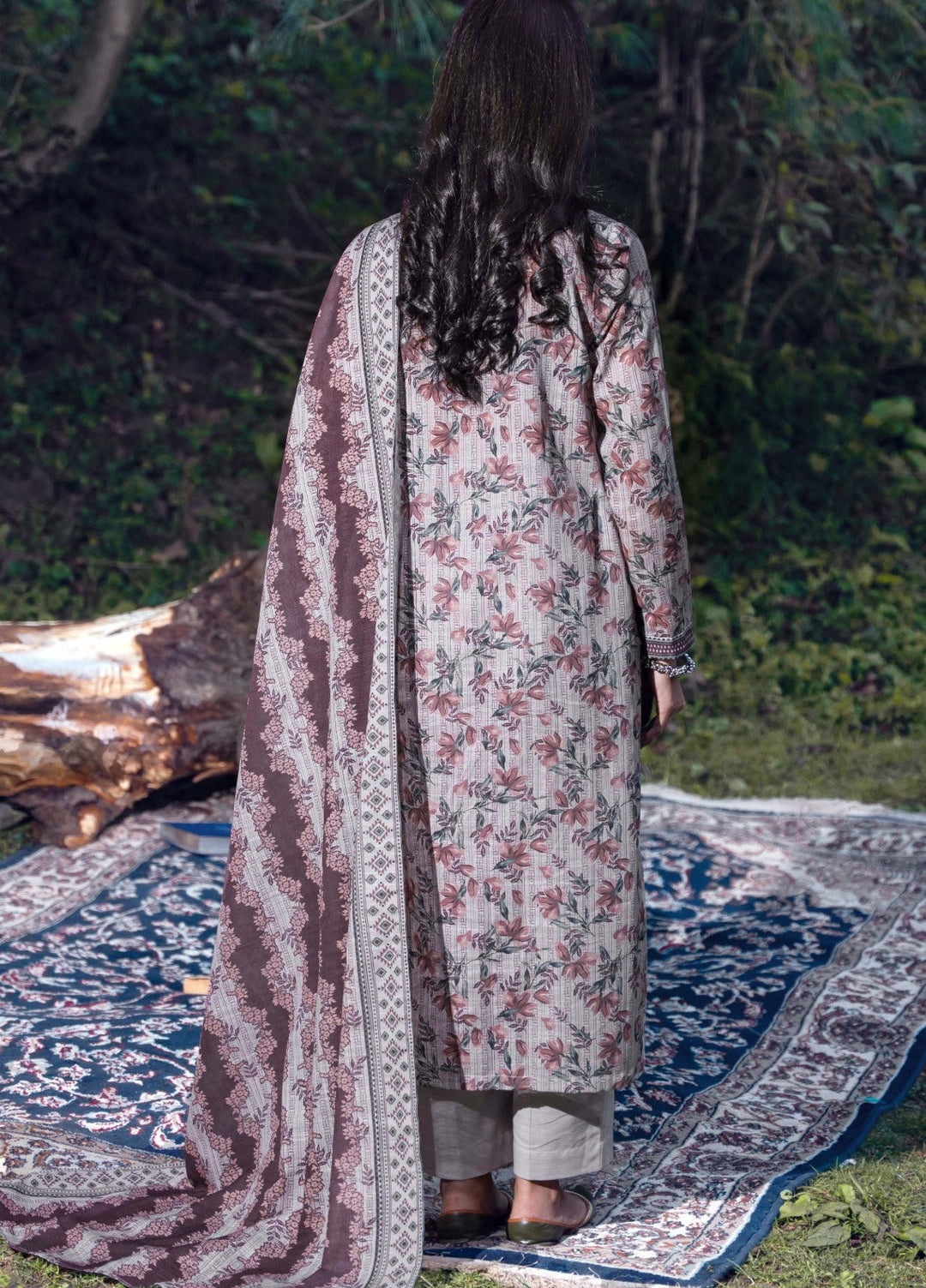 Narmin by Narkins Printed Unstitched Khaddar Suit 3 Piece Sierra - 3164 - Winter Collection