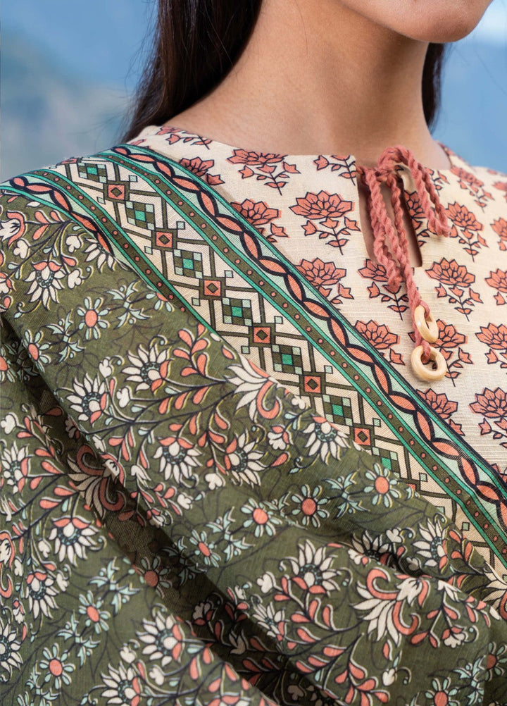 Narmin by Narkins Printed Unstitched Khaddar Suit 3 Piece Ginger - 3169 - Winter Collection