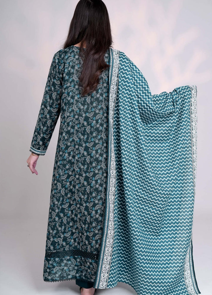 Narmin by Narkins Printed Unstitched Khaddar Suit 3 Piece Glimmer - 3171 - Winter Collection