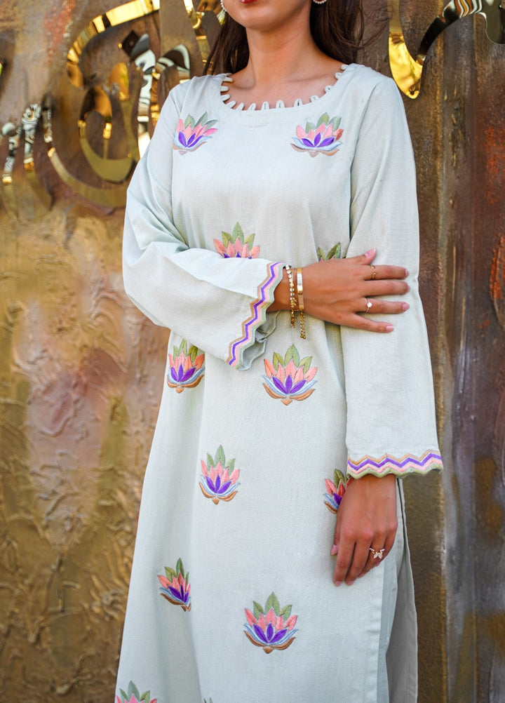 Ombrella Women Pret Embroidered 2 Piece Lotus - Winter Collection