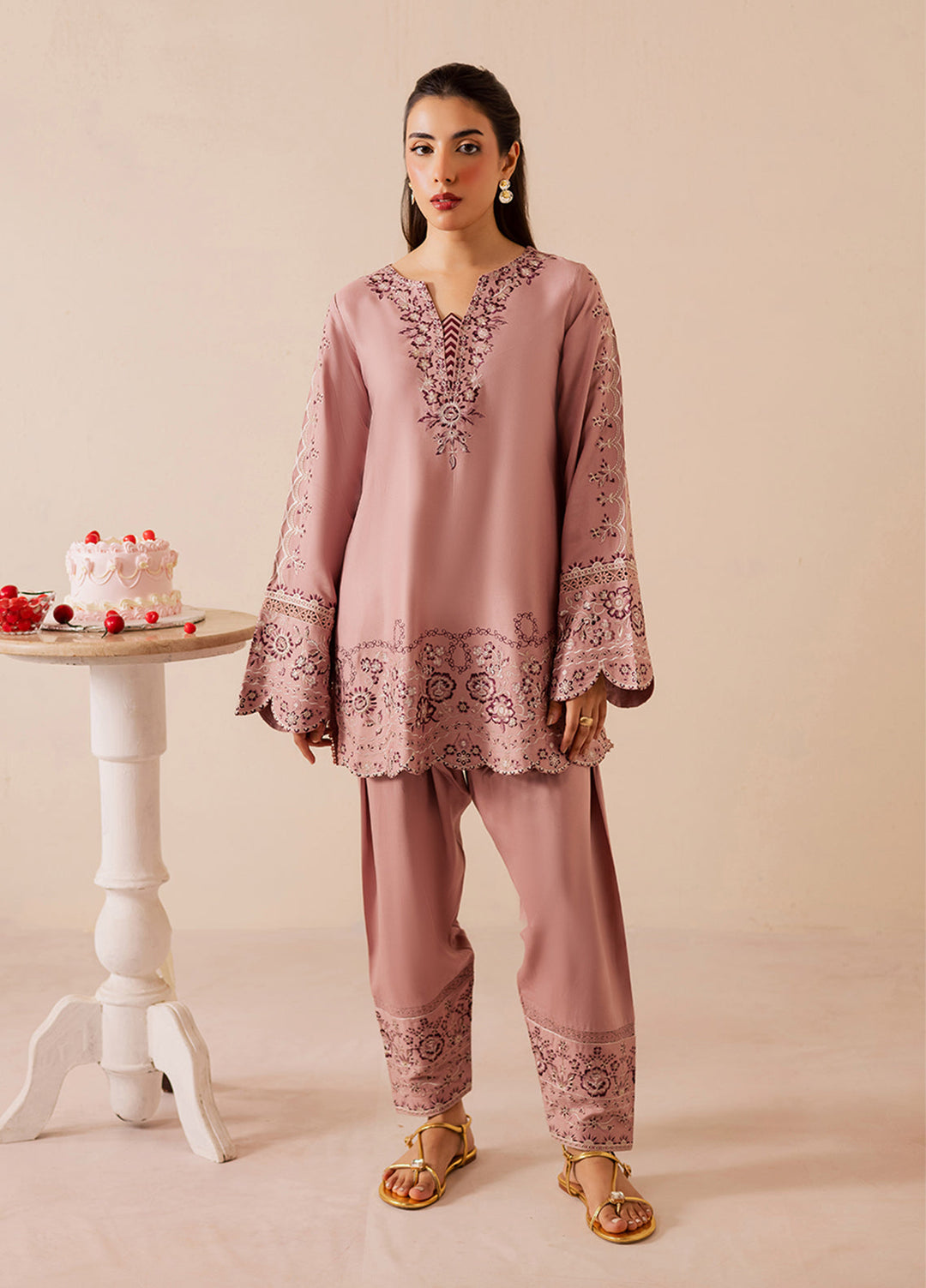Lunere by Sahane Viscose Linen 2 Piece Suit ME 35001 Louisa Pret