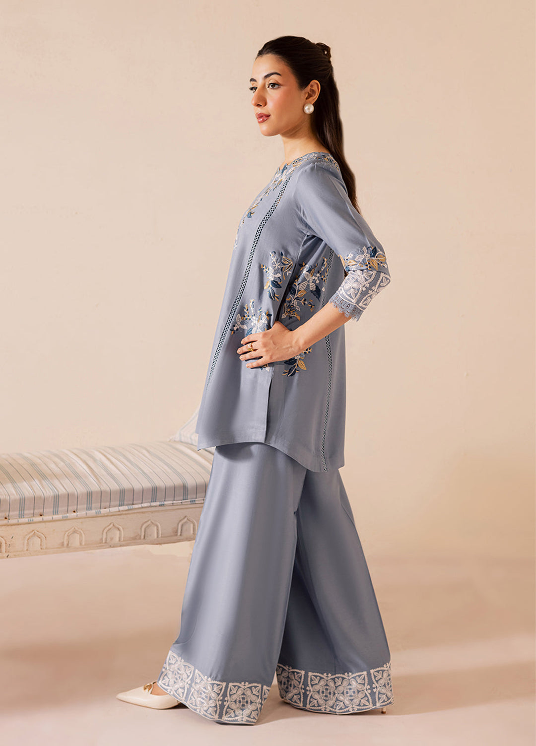 Lunere by Sahane Viscose Linen 2 Piece Suit ME 35002 Delice Pret