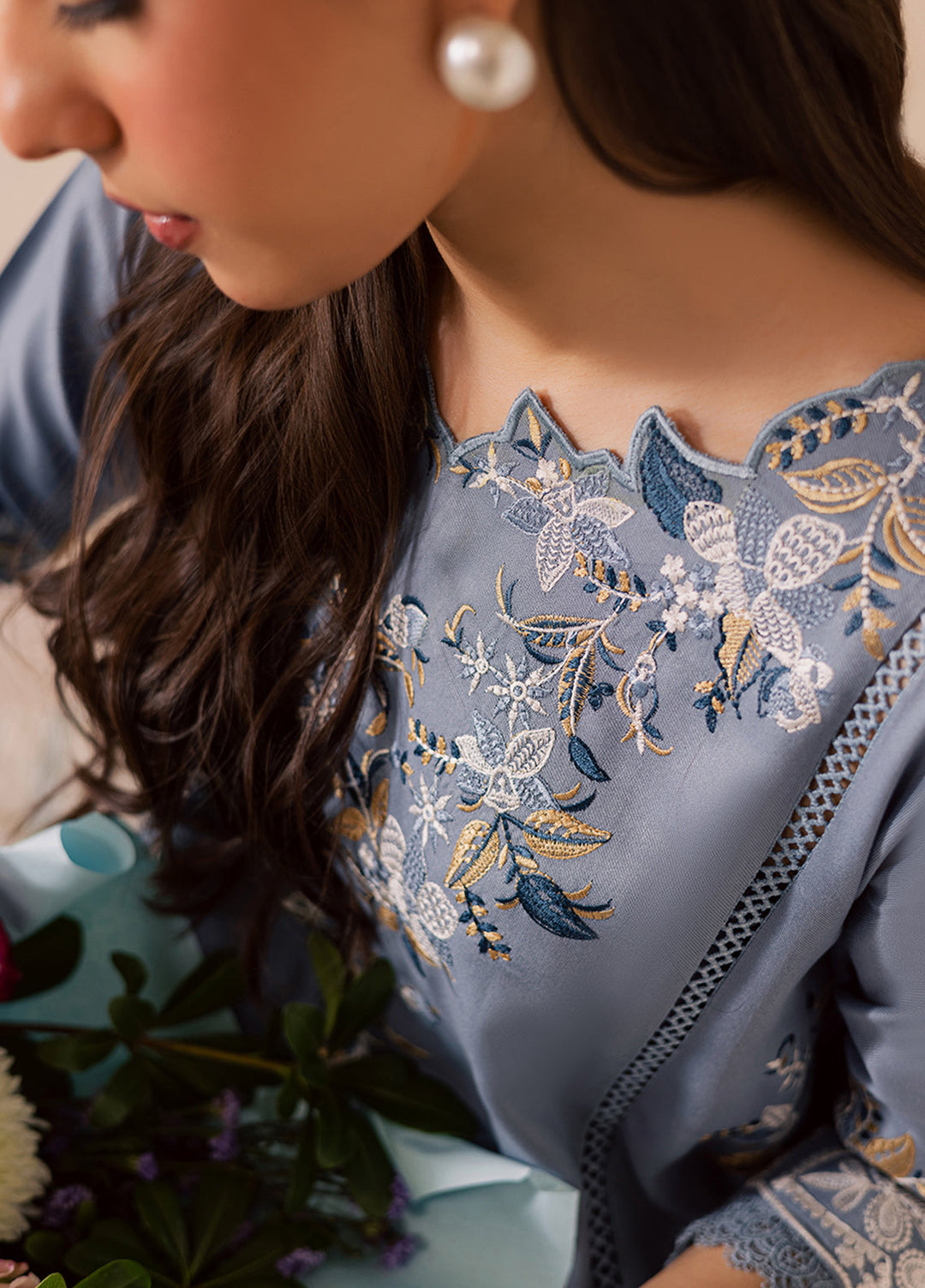 Lunere by Sahane Viscose Linen 2 Piece Suit ME 35002 Delice Pret