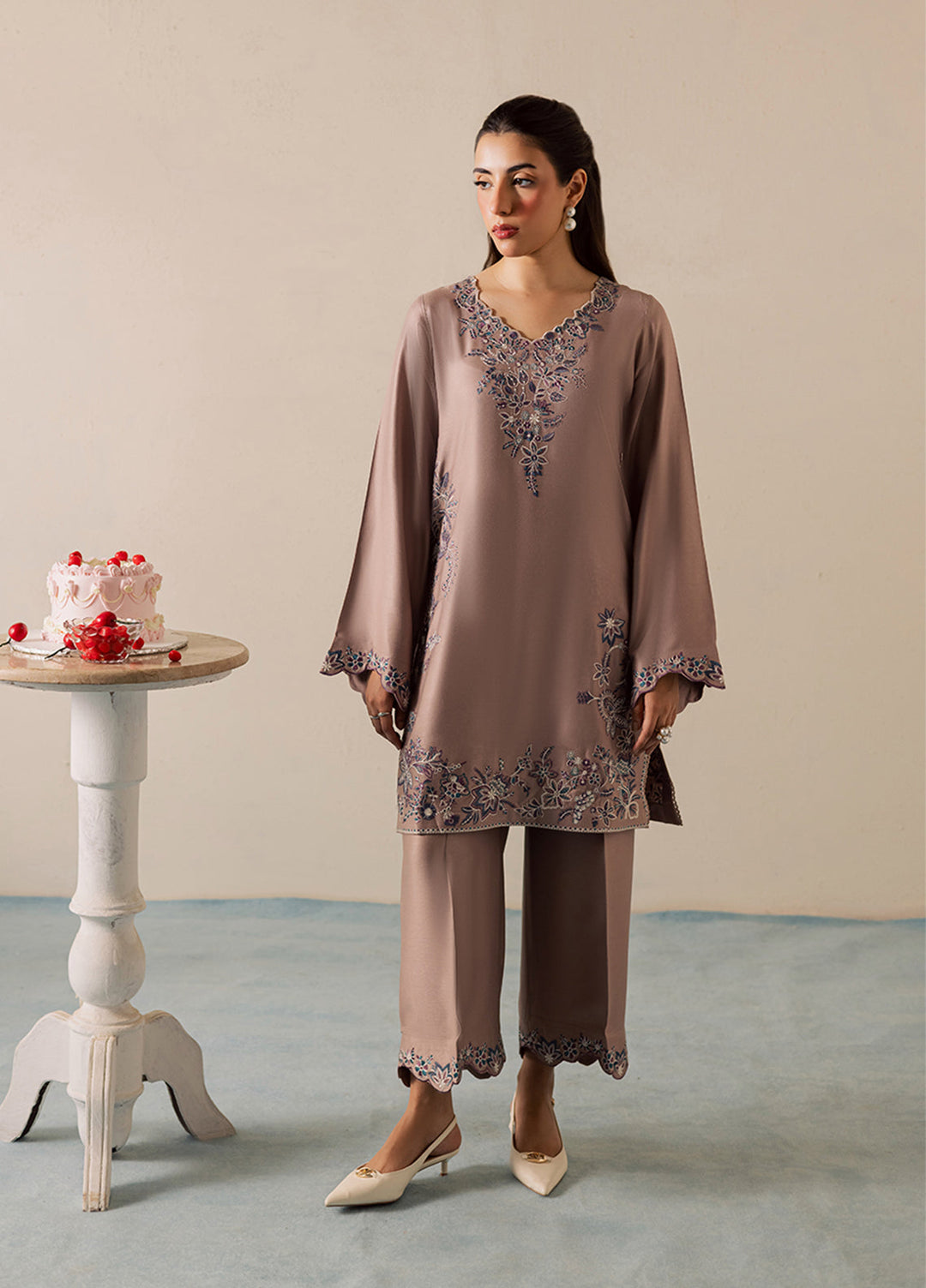 Lunere by Sahane Viscose Linen 2 Piece Suit ME 35003 Kiara Pret