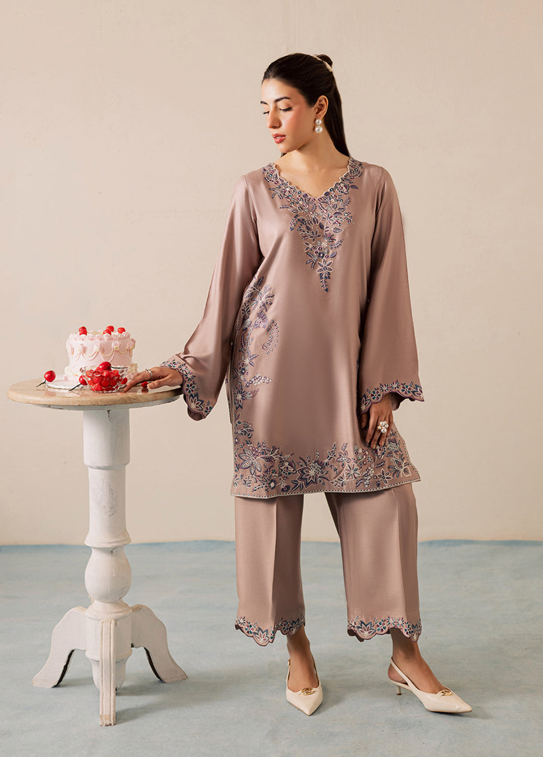 Lunere by Sahane Viscose Linen 2 Piece Suit ME 35003 Kiara Pret