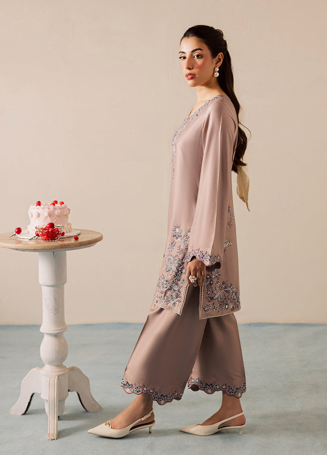 Lunere by Sahane Viscose Linen 2 Piece Suit ME 35003 Kiara Pret