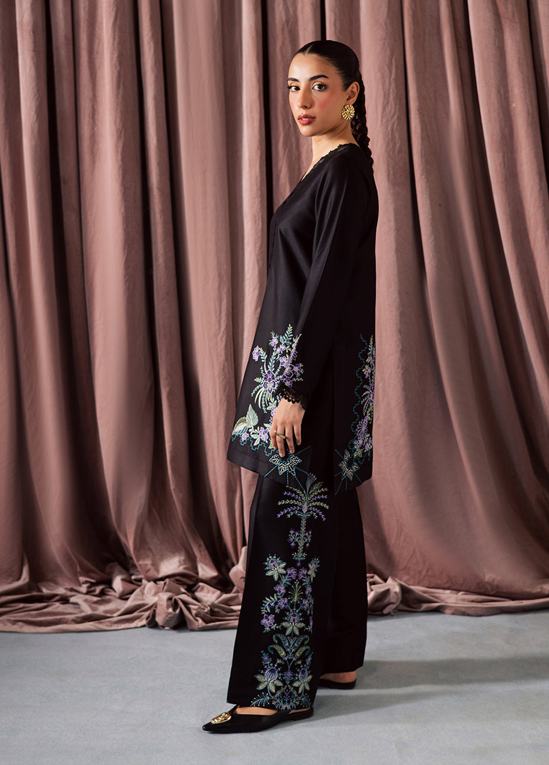 Lunere by Sahane Viscose Linen 2 Piece Suit ME 35004 Vante Pret