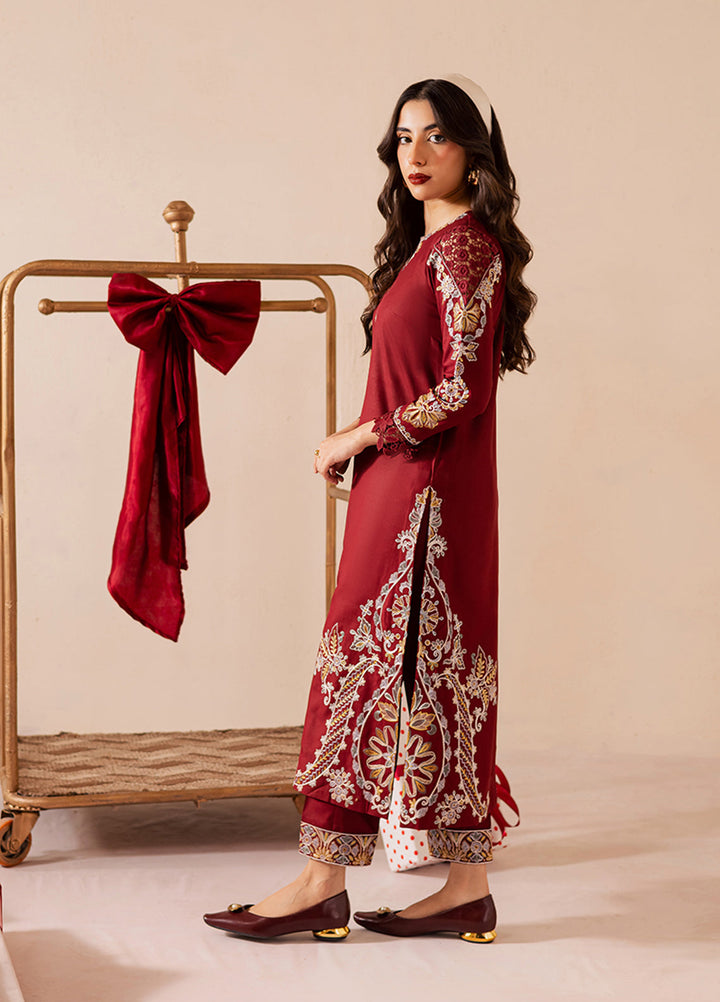 Lunere by Sahane Viscose Linen 2 Piece Suit ME 35006 Sienne Pret