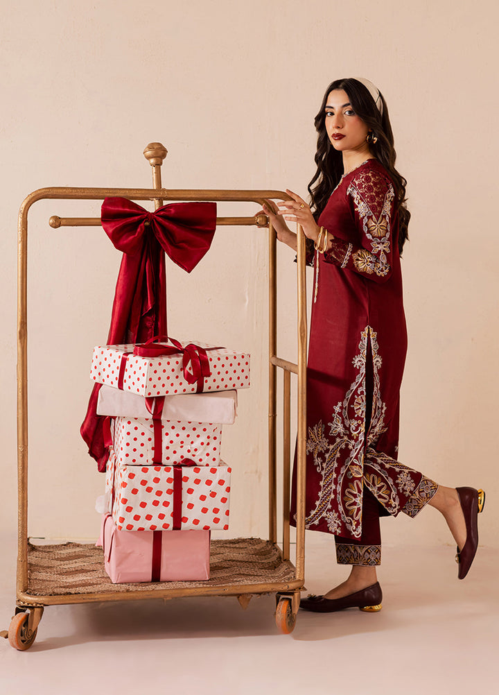 Lunere by Sahane Viscose Linen 2 Piece Suit ME 35006 Sienne Pret