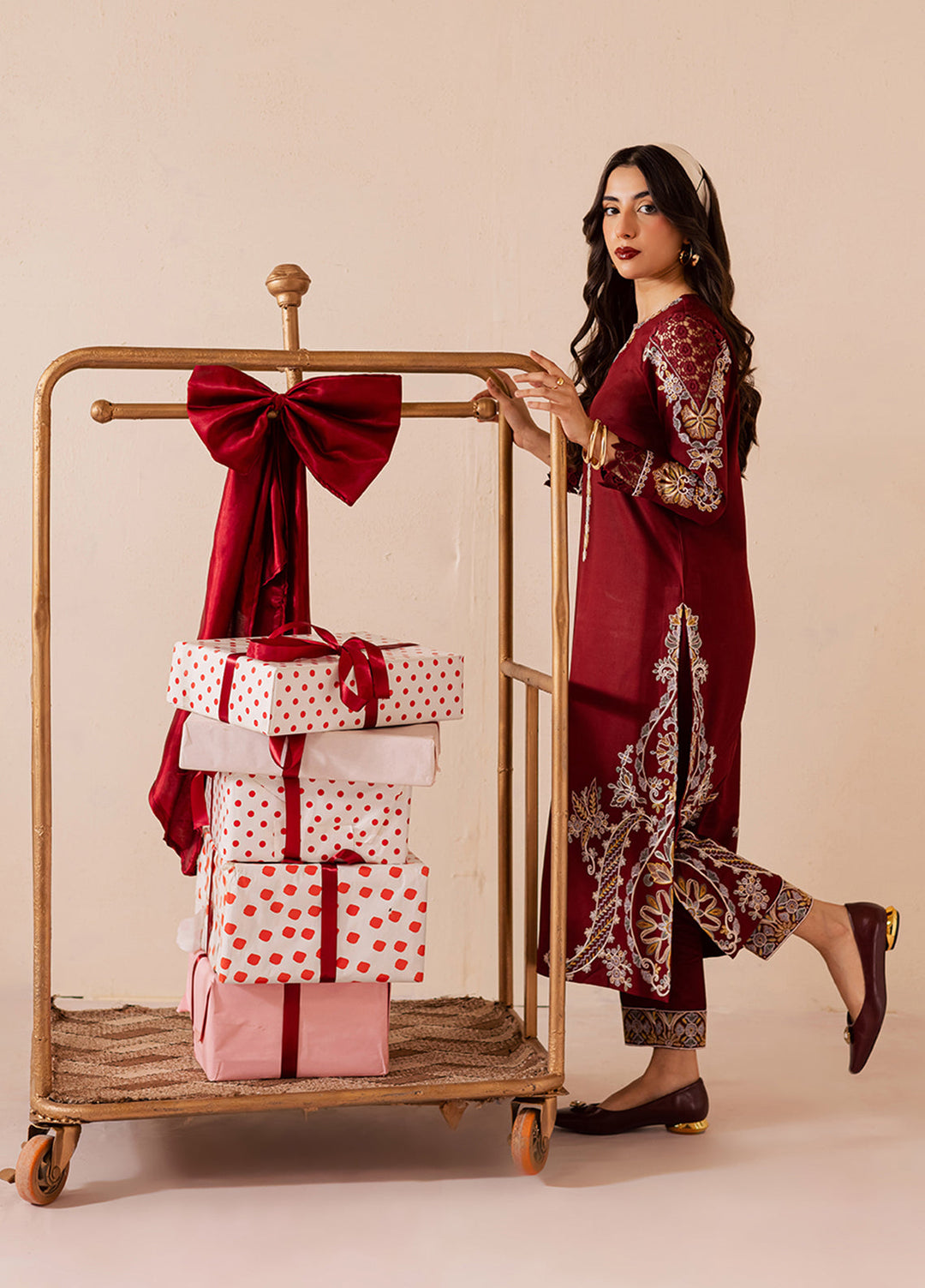 Lunere by Sahane Viscose Linen 2 Piece Suit ME 35006 Sienne Pret