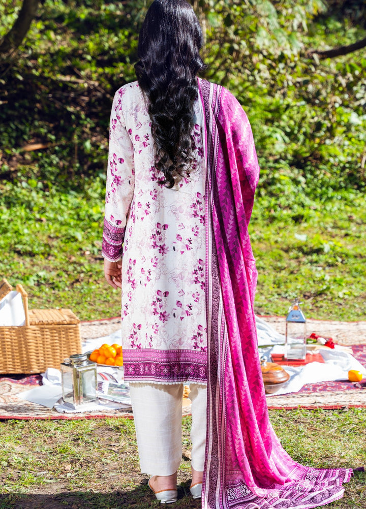 Narmin by Narkins Peach Prints Unstitched 3 Piece NBN25PW Wisteria - 3188 - Winter Collection