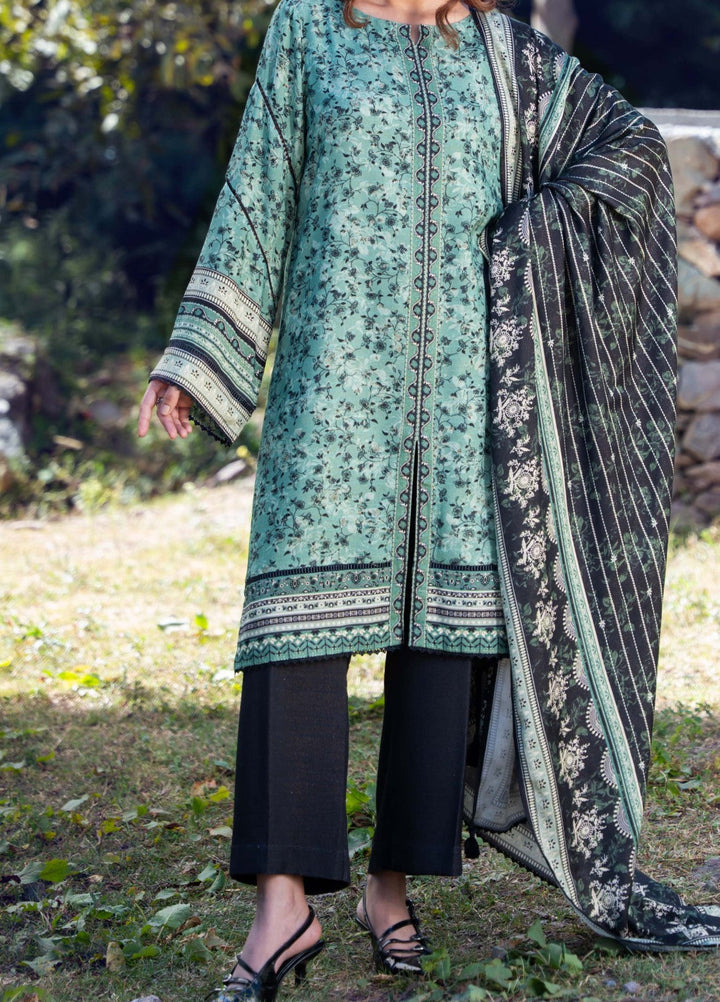 Narmin by Narkins Peach Prints Unstitched 3 Piece NBN25PW Artichoke - 3186 - Winter Collection