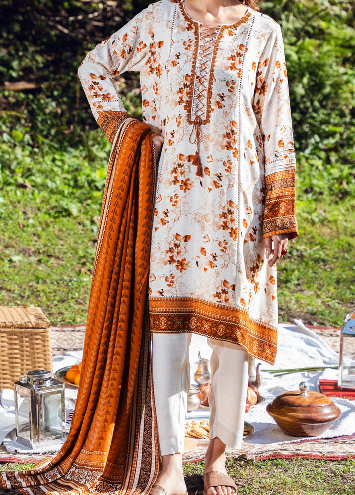 Narmin by Narkins Peach Prints Unstitched 3 Piece NBN25PW Summerina - 3189 - Winter Collection