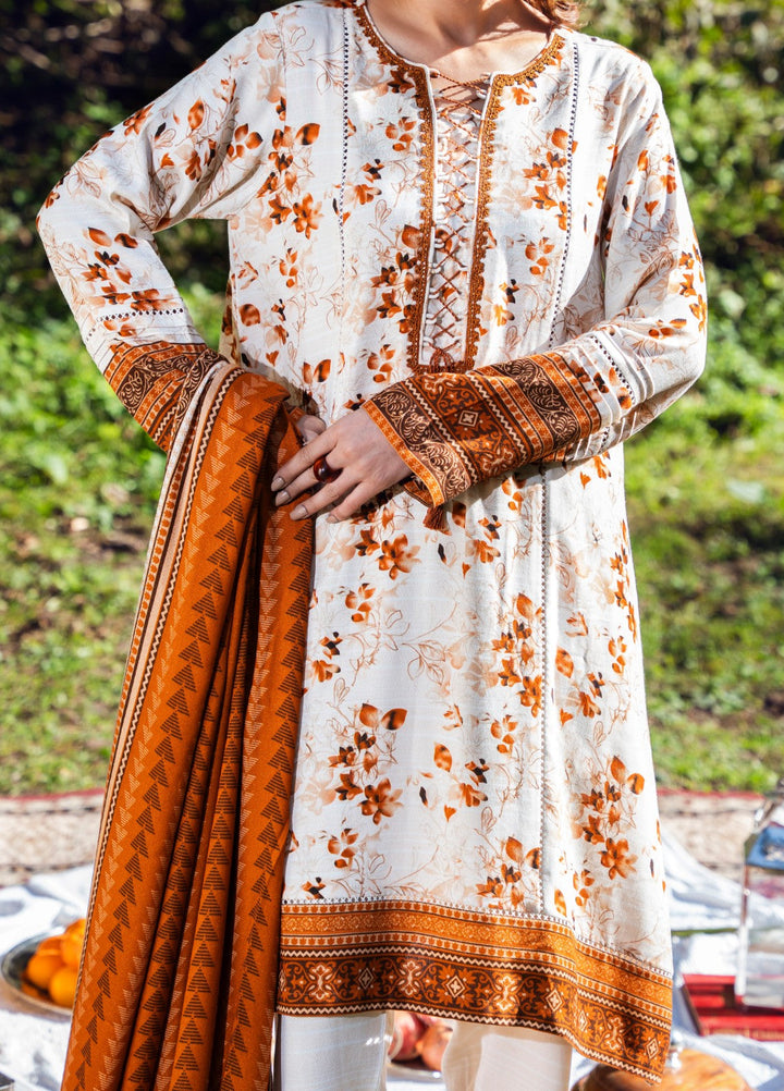 Narmin by Narkins Peach Prints Unstitched 3 Piece NBN25PW Summerina - 3189 - Winter Collection