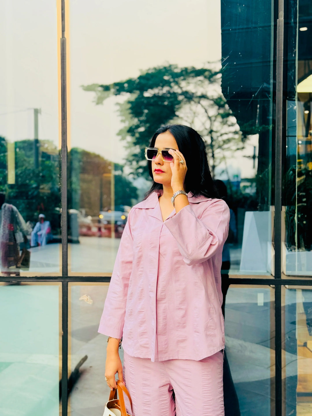 Urban Cut Women Pret Embroidered 2 Piece Smart Fit Cotton Co-Ord Set C0230 - Summer Collection