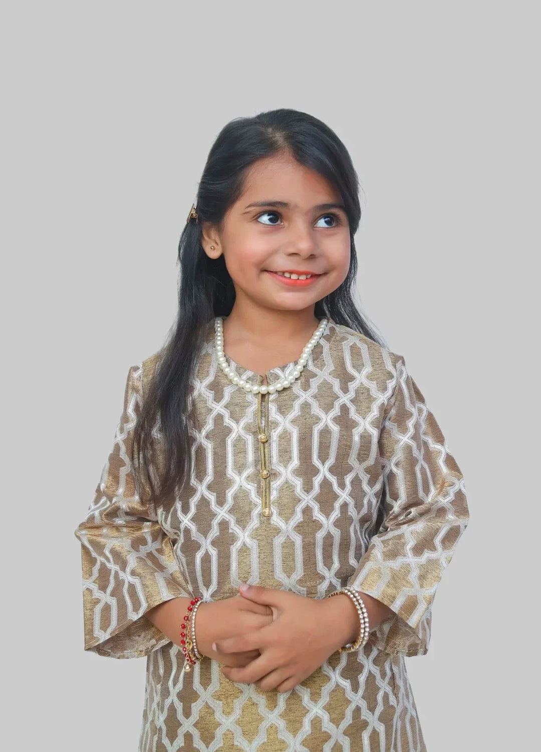 Urban Cut RTW Kids Printed 2 Piece Cotton Poly - K005 - Summer Collection