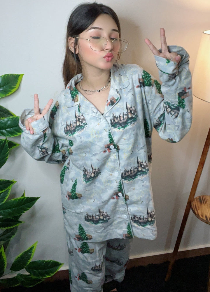 Urban Cut Women Pret 2 Piece Printed Suit Castle and Nature Print-P0116 - Summer Collection