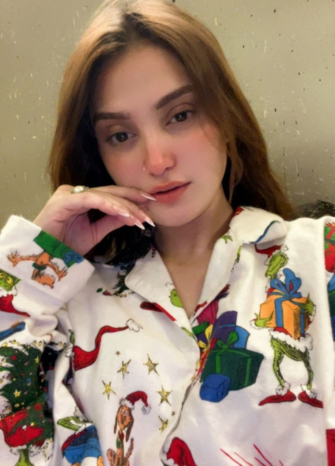 Urban Cut Women Pret 2 Piece Printed Suit Christmas Cartoon Print-P0117 - Winter Collection