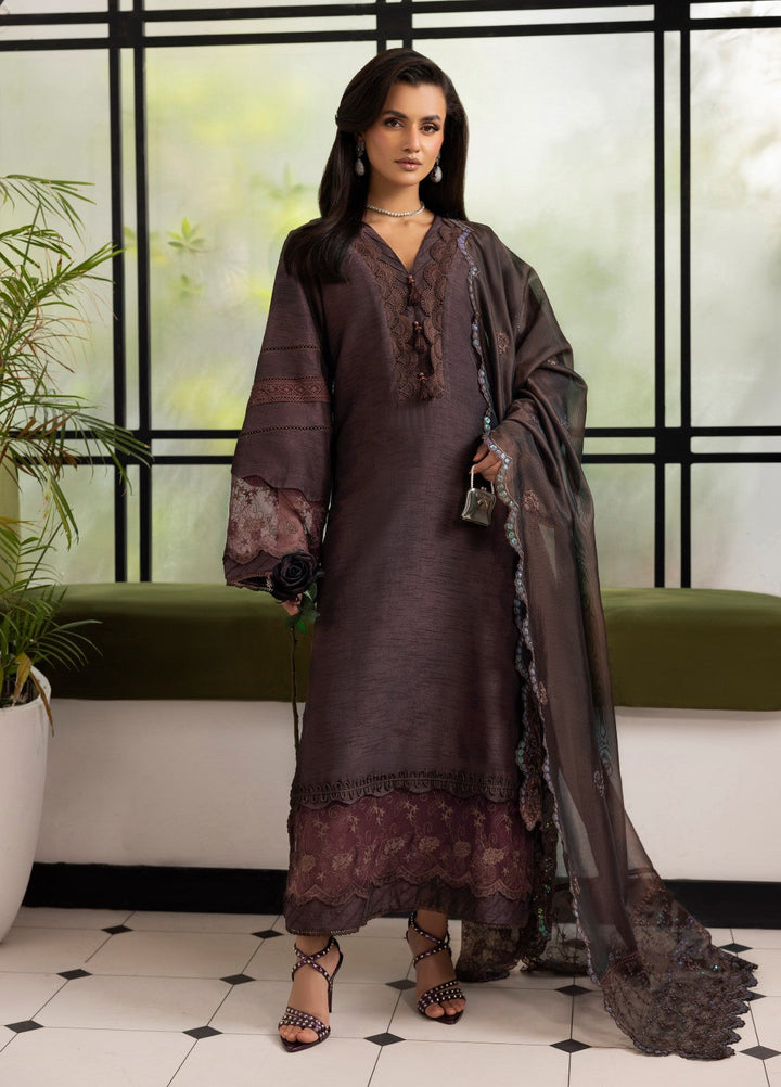 Silk Mode by Tessa Women Pret 3 Piece Raw Silk Melora - Festive Collection