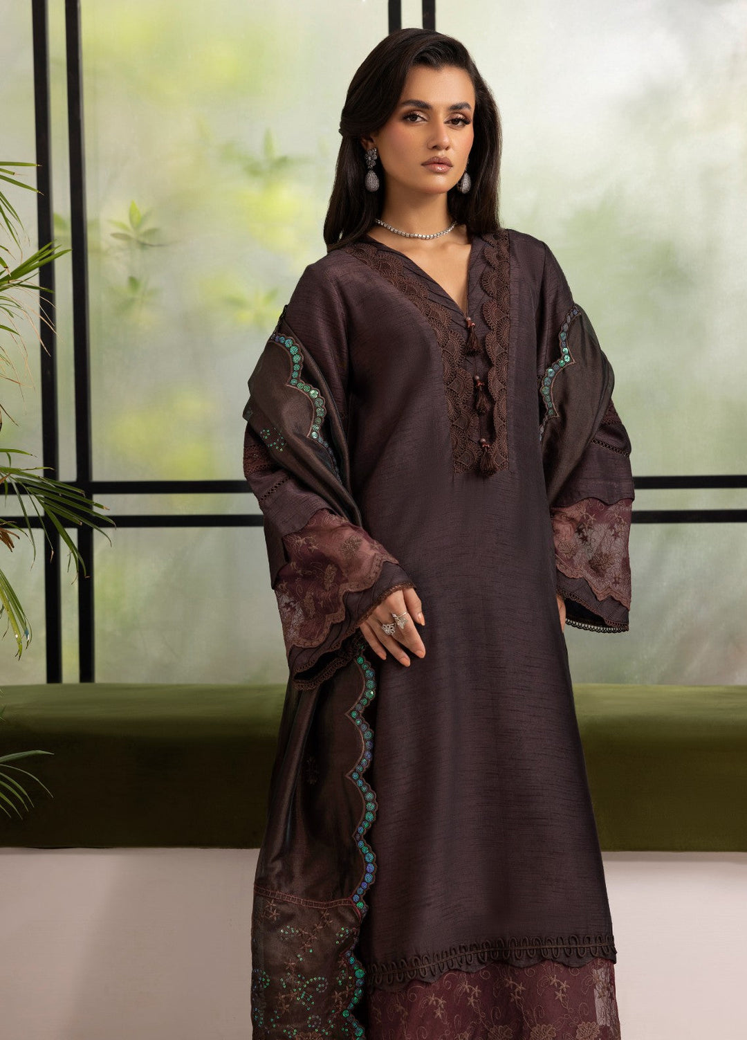 Silk Mode by Tessa Women Pret 3 Piece Raw Silk Melora - Festive Collection