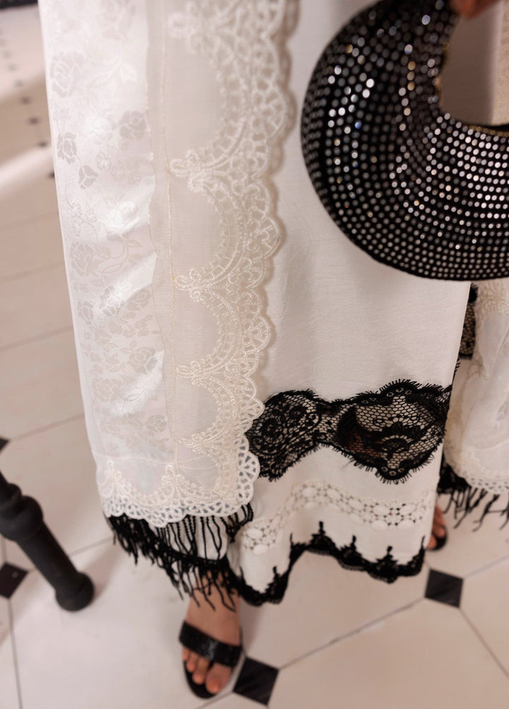 Silk Mode by Tessa Women Pret 3 Piece Raw Silk Dove - Festive Collection