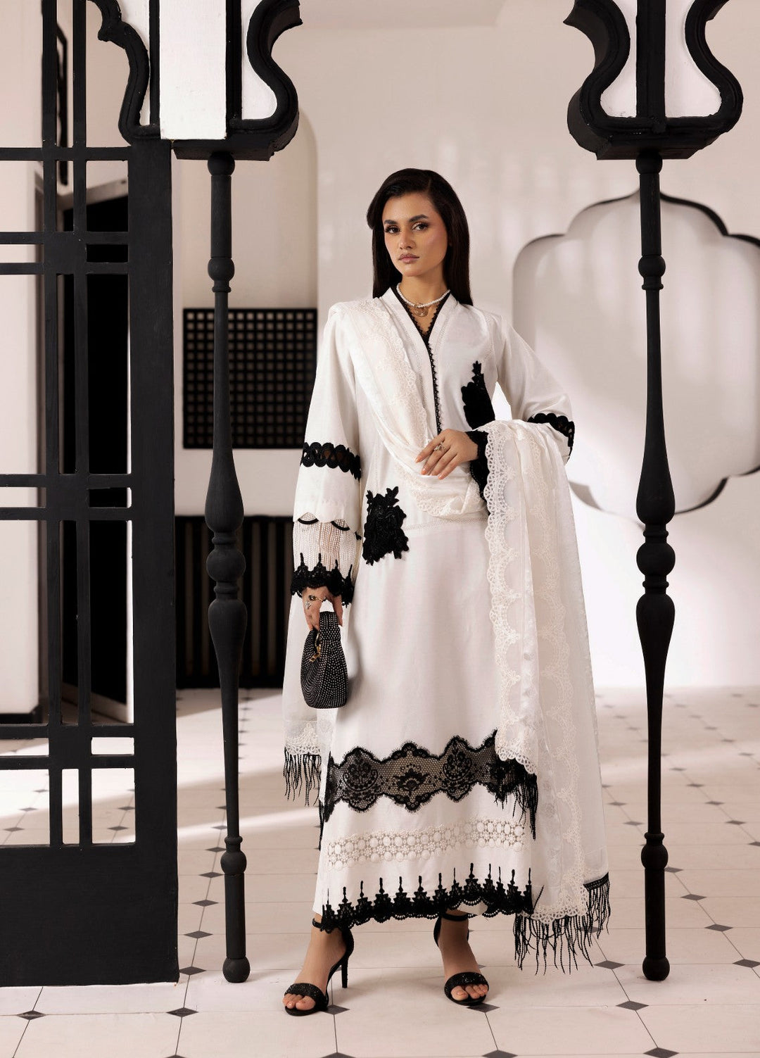 Silk Mode by Tessa Women Pret 3 Piece Raw Silk Dove - Festive Collection