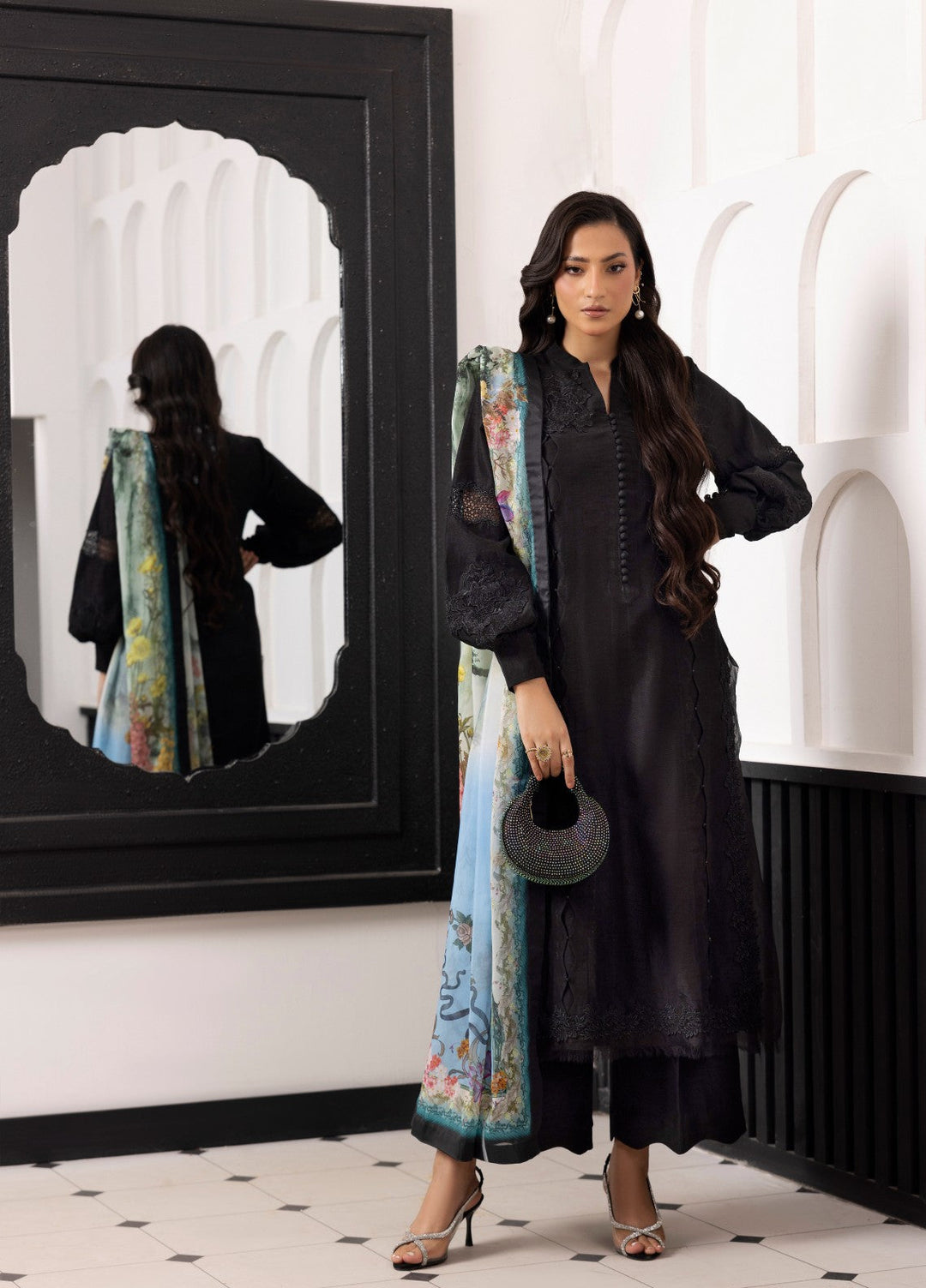 Silk Mode by Tessa Women Pret 3 Piece Raw Silk Koel - Festive Collection