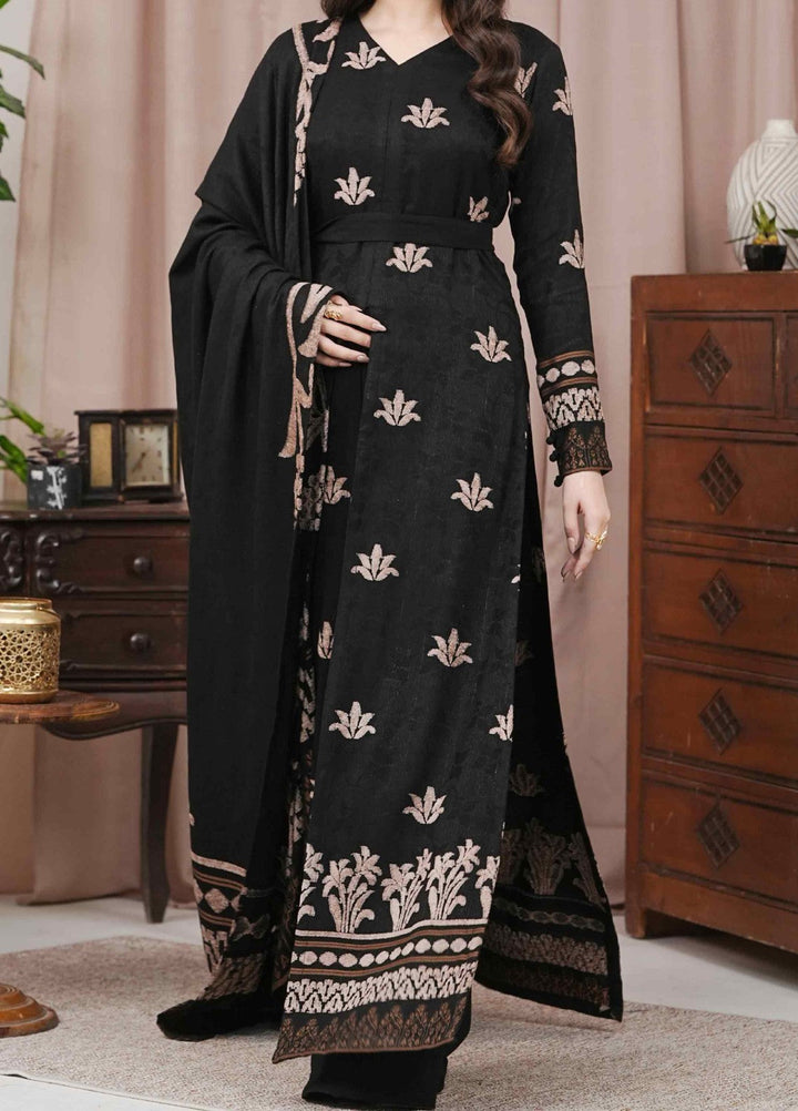 Narmin by Narkins Ophelia Unstitched Velvet Jacquard 3 Piece Embossed Noir-3196 - Winter Collection