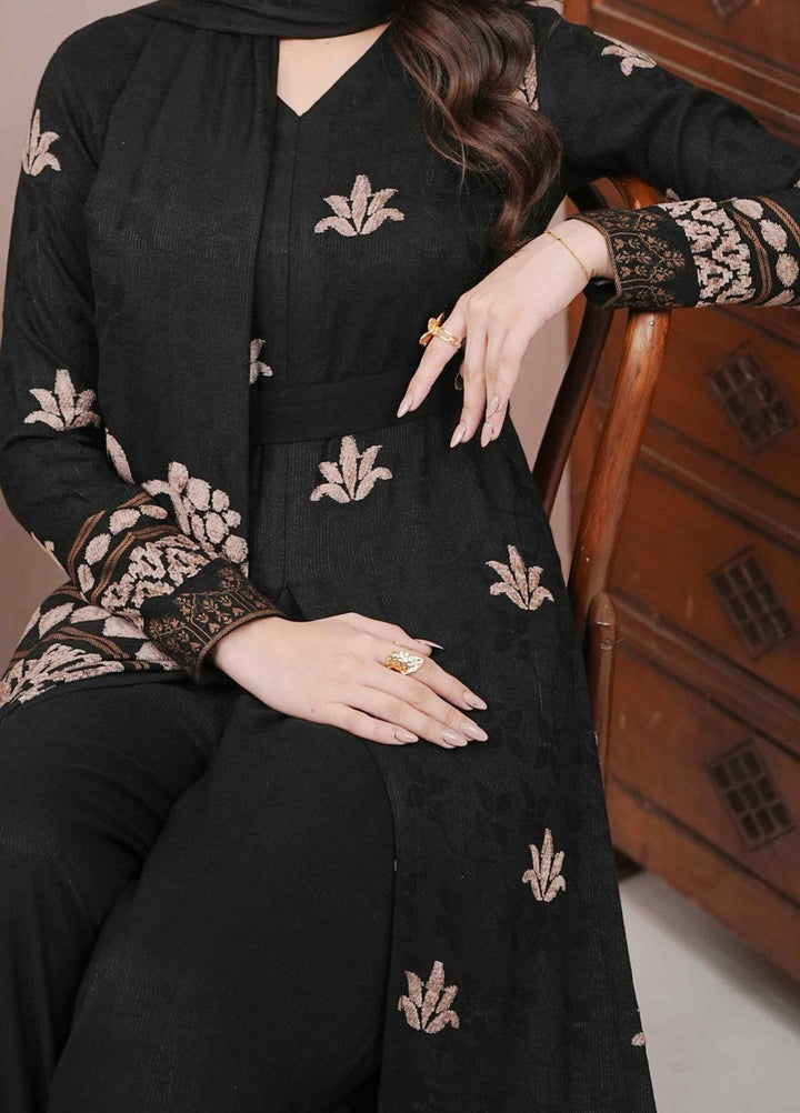 Narmin by Narkins Ophelia Unstitched Velvet Jacquard 3 Piece Embossed Noir-3196 - Winter Collection