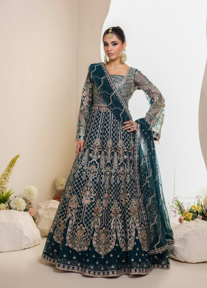 Naqash e Naaz by Waresha 3 Piece Hand work Net WB-02 NAQSH - Formals Collection