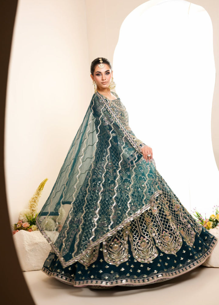 Naqash e Naaz by Waresha 3 Piece Hand work Net WB-02 NAQSH - Formals Collection