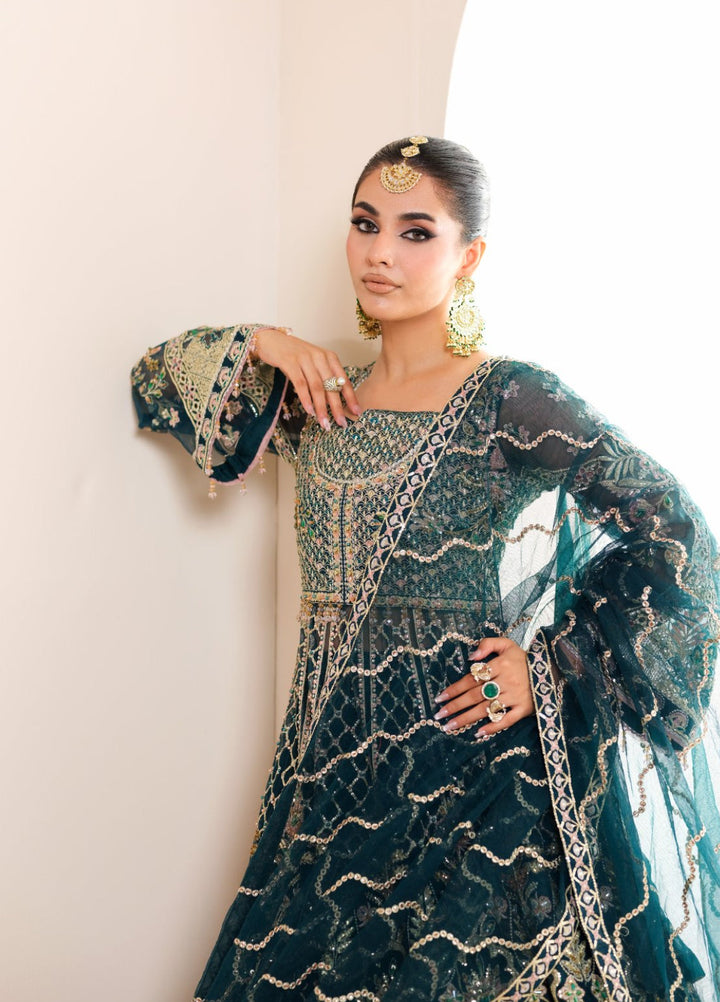 Naqash e Naaz by Wareesha 3 Piece Hand work Net WB-02 NAQSH - Formals Collection