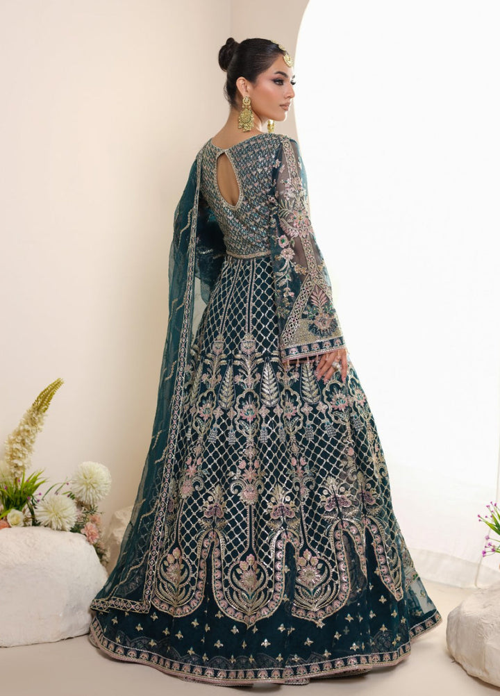 Naqash e Naaz by Wareesha 3 Piece Hand work Net WB-02 NAQSH - Formals Collection
